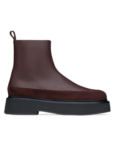 NEOUS Women's Buna 50MM Leather Ankle Boots - Dark Chocolate