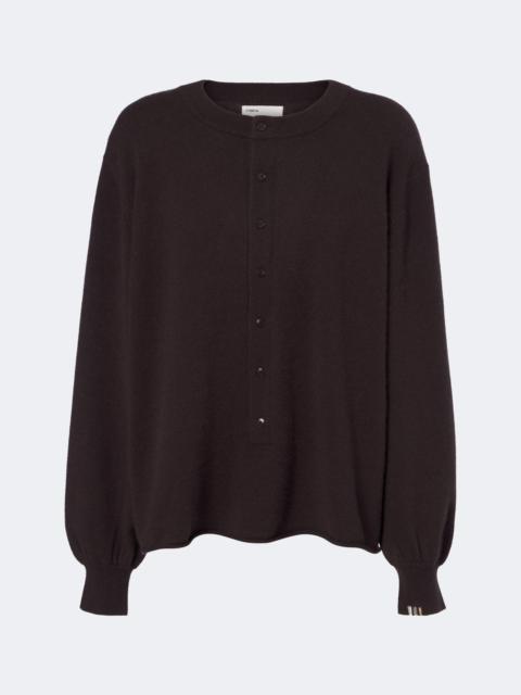 extreme cashmere N°280 Bi cashmere-blend sweater