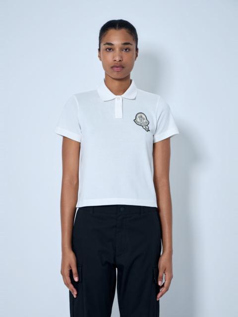 Moncler Embroidered Logo Polo Shirt