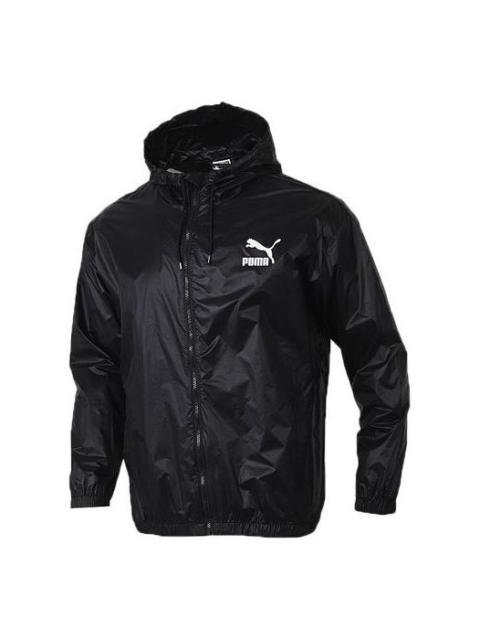 PUMA PUMA Woven Windproof Hooded Jacket Black 599904-01