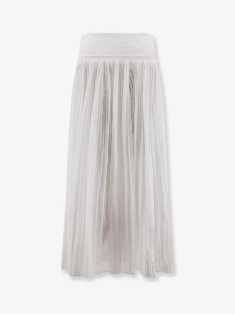 RÓHE Pleated Cotton Skirt