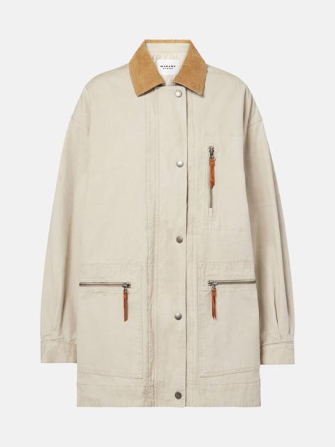 Isabel Marant Étoile Kimeliaga corduroy-trimmed jacket