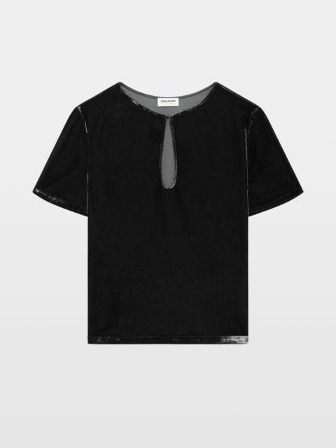 Zadig & Voltaire Tchai Velvet Top