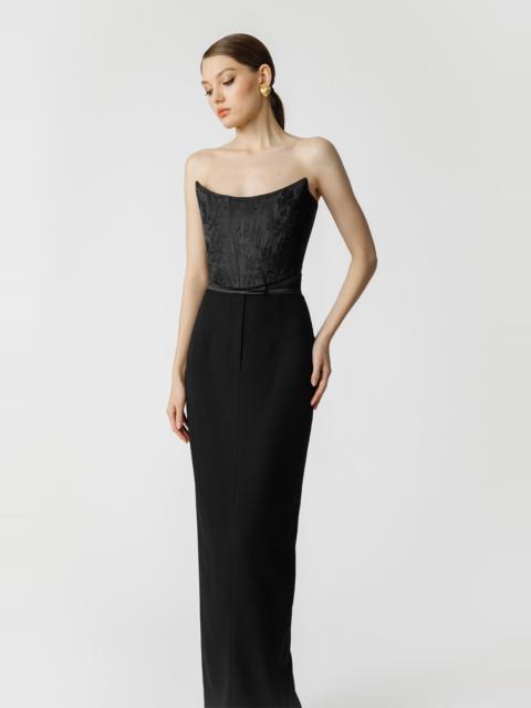 SAU LEE JOSIE JACQUARD TOP