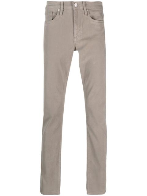 FRAME straight-leg chino trousers