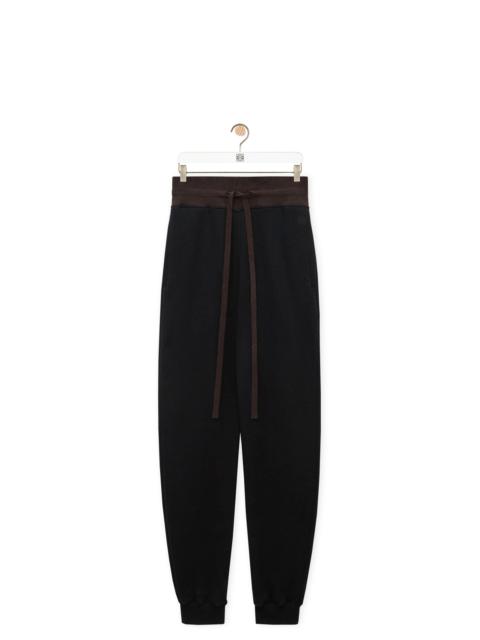 Loewe Sweatpants in cotton and cashmere