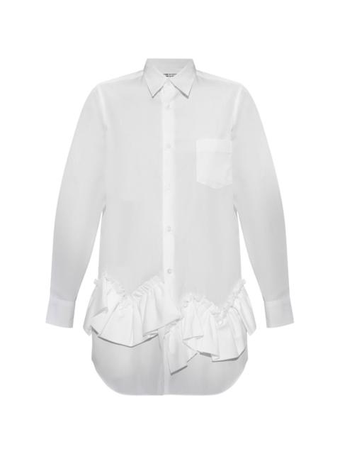 Comme des Garçons Comme des Garçons ruffled-trim shirt