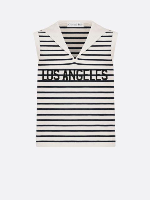 Dior Dioriviera 'LOS ANGELES' Sleeveless Sweater