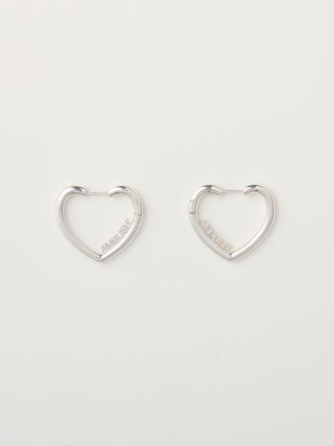 Ambush MINI HEART HOOP EARRINGS