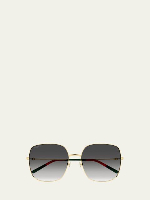 GUCCI GG Metal Butterfly Sunglasses