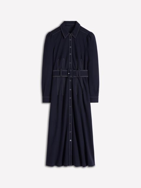 BODEN Anita Long Sleeve Shirt Dress-Navy