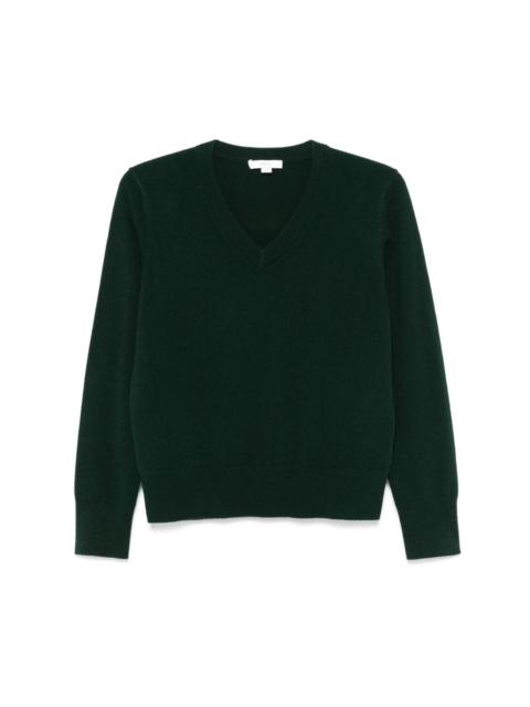 cashmere V-neck sweater