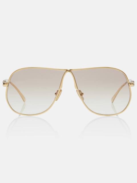 Miu Miu Logo aviator sunglasses