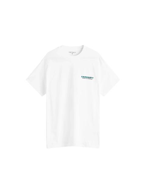 Carhartt WIP Runaway T-shirt White/Malachite