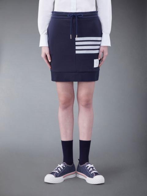 Doube Face Knit 4-Bar Sack Mini Skirt