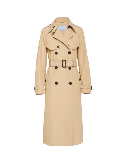 Prada Technical poplin trench coat
