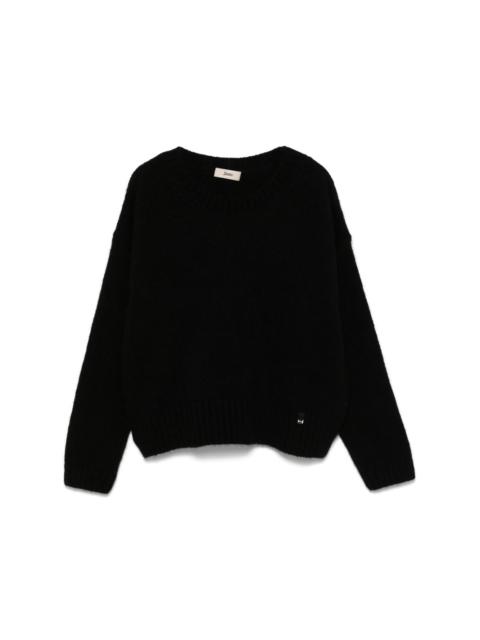 Herno logo-plaque sweater