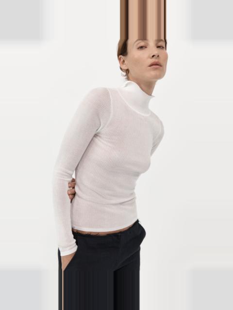 ST. AGNI Second Skin Knit Top - White