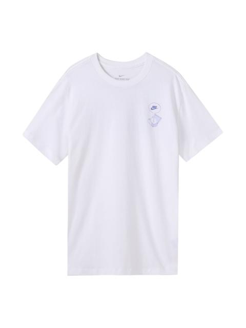 Nike AS Men's Nike Sportswear Tee Printed Short Sleeve TEE White CT6869-100