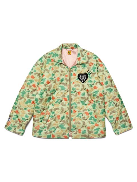 Human Made Human Made x Girls Don't Cry Heart Camo Jacket Green