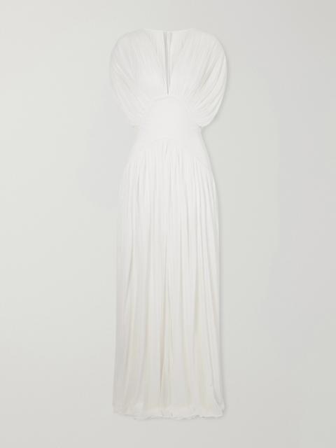 TOVE Lyla Gathered Jersey Gown