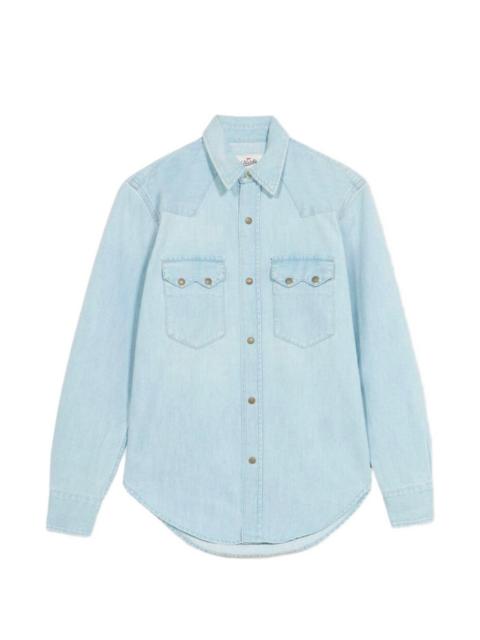 FORTELA chest-pocket denim shirt