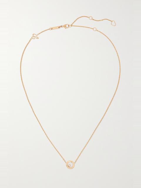 Happy Diamonds 18-karat gold diamond necklace