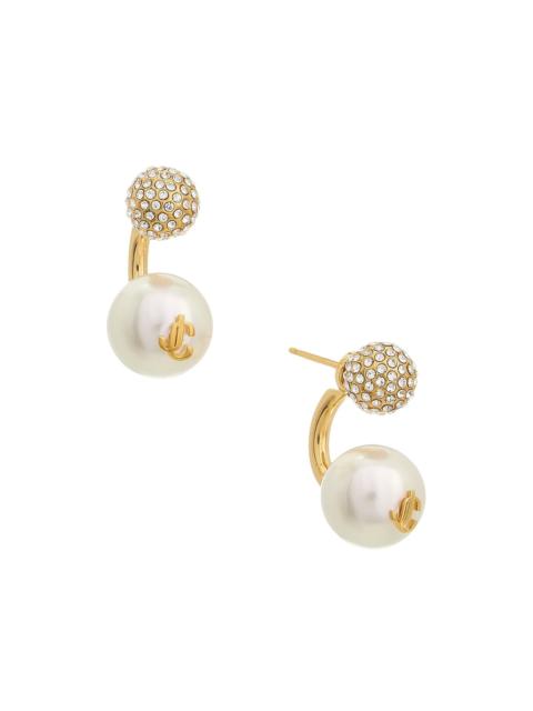 JIMMY CHOO Jimmy Choo Auri Pearl & Crystal Earrings