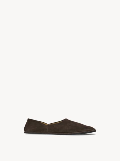 The Row Canal Slip On in Suede