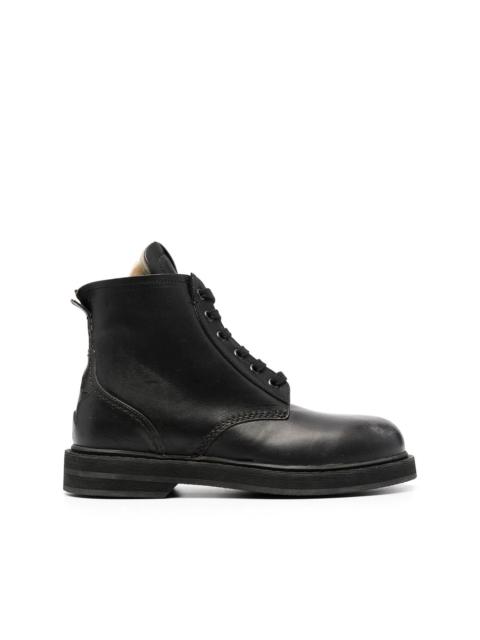 Golden Goose leather lace-up boots