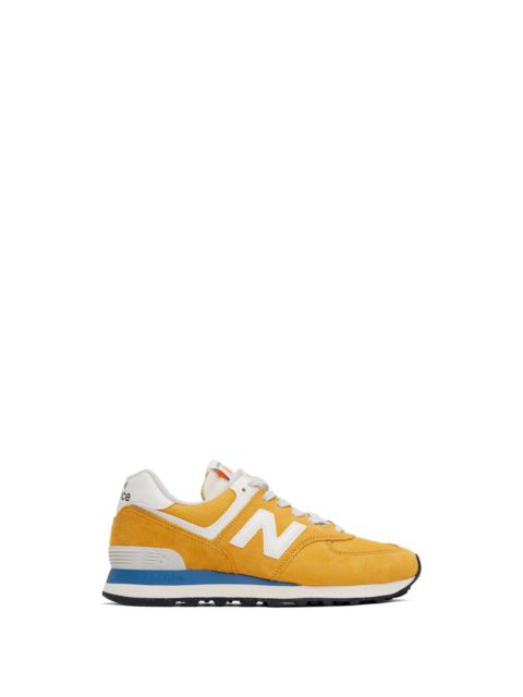 New Balance Yellow 574 Sneakers