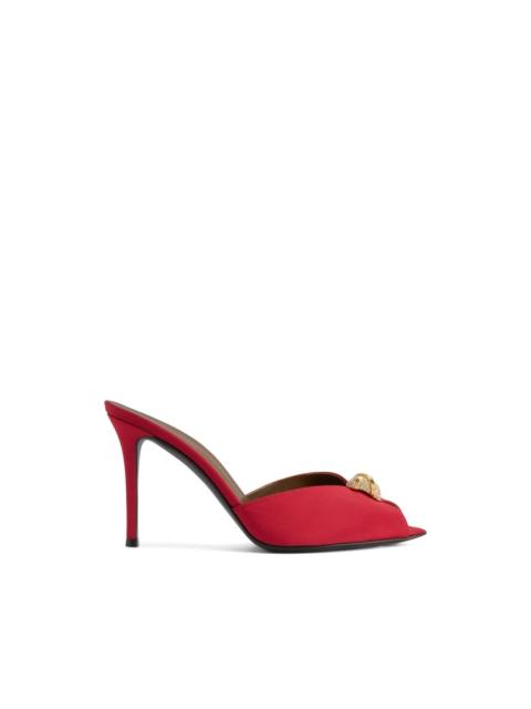 Giuseppe Zanotti Intriigo Cocktail 90 geometric brooches sandals