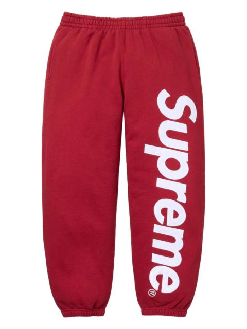Supreme satin-appliqué track pants