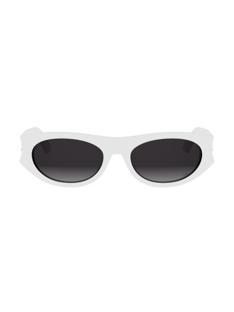 Dior Women's DiorGlow B2I 54MM Oval Sunglasses - Ivoryandgradientsmoke