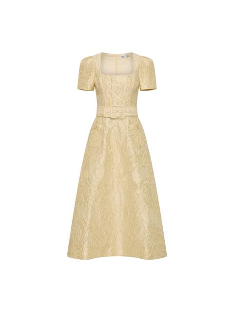 REBECCA VALLANCE Lantana Short Sleeve Midi Dress