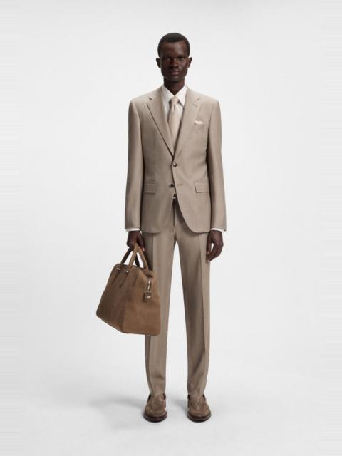 BOSS SLIM-FIT THREE-PIECE SUIT IN WOOL