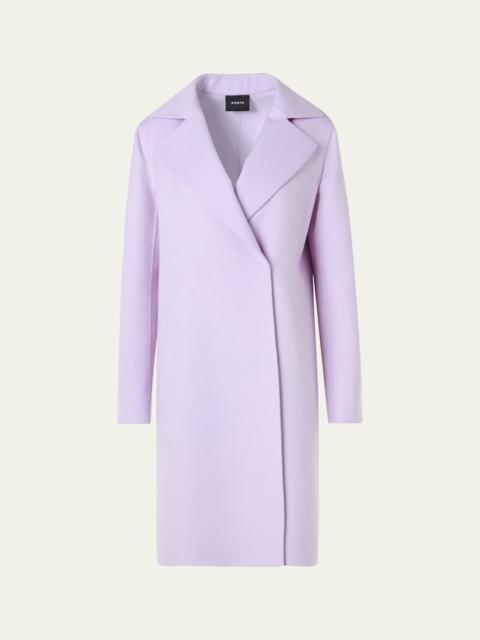 AKRIS Bera Cashmere-Silk Knee-Length Coat