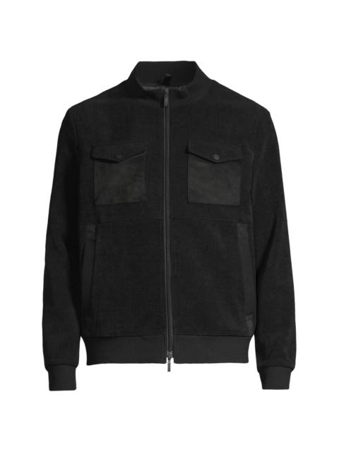 ROBERT BARAKETT Men's Dunbar Corduroy Jacket - Black