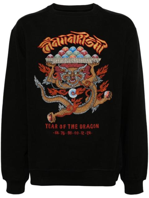 MAHARISHI Abundance Dragon organic cotton sweatshirt