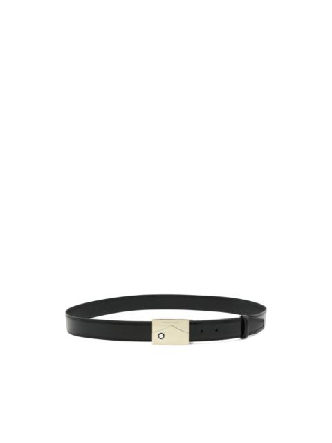 Montblanc logo-buckle belt