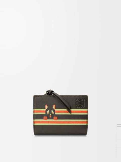 Loewe Futurist Cat compact wallet in classic calfskin