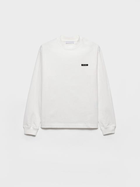 Prada Long-sleeved cotton T-shirt