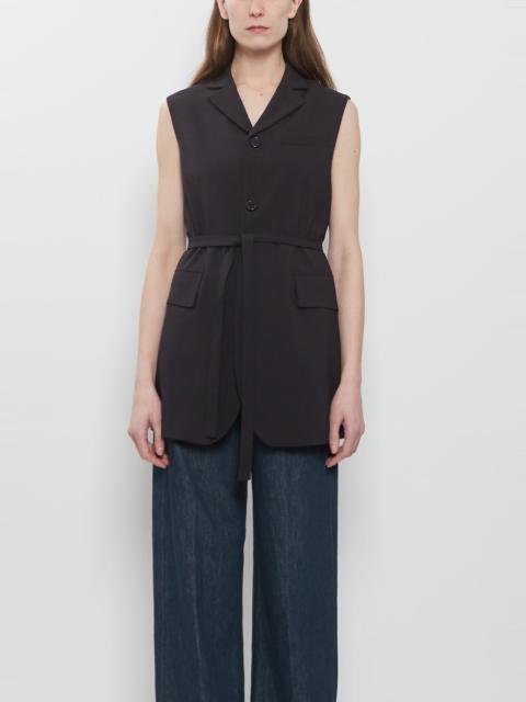 6397 Sleeveless Wool Blazer