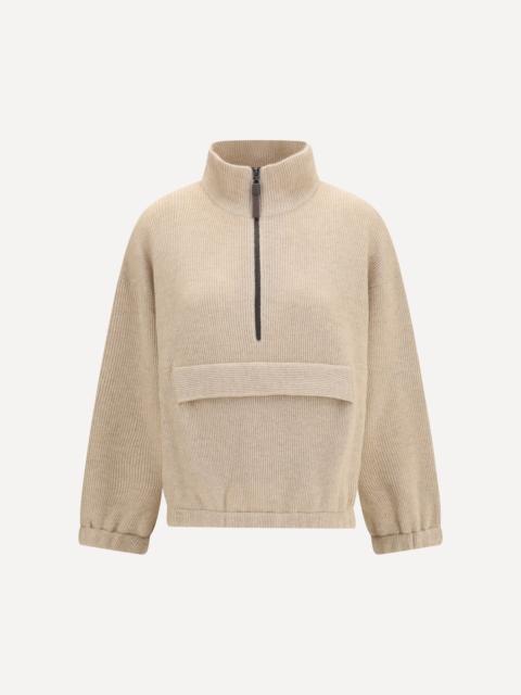 Brunello Cucinelli Cashmere half-zip Sweater