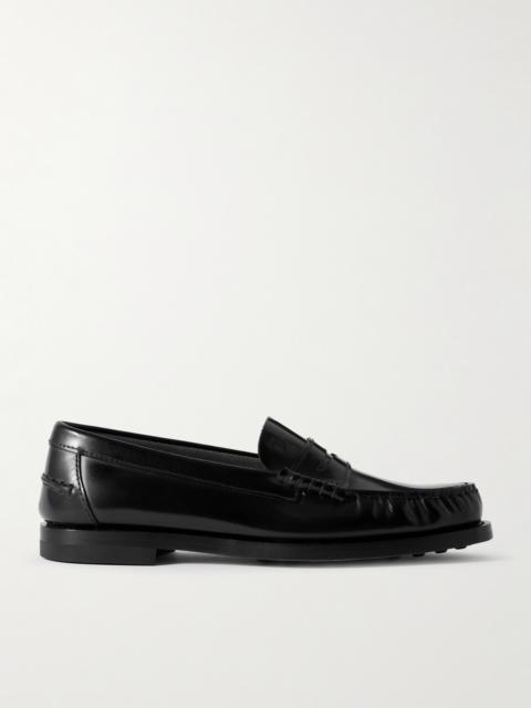 Tod's Gathered Leather Loafers