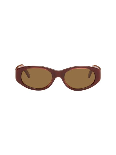 Brown Unwound Sunglasses