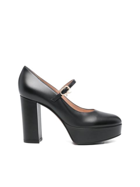 Gianvito Rossi 105mm platform strap pumps