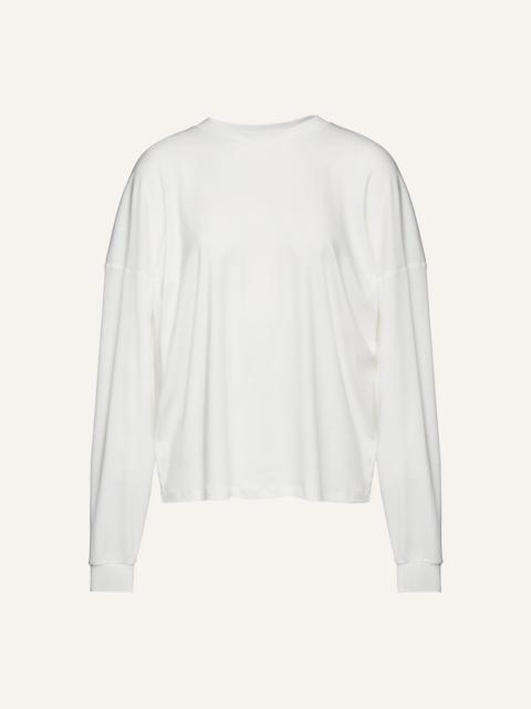 MAGDA BUTRYM Oversized long sleeve t-shirt in cream
