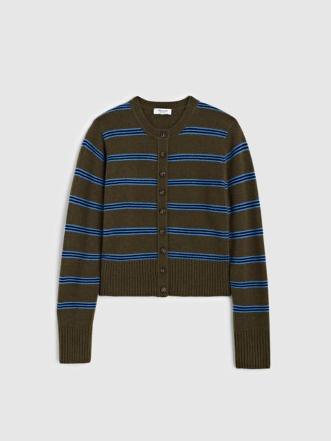 Madewell Crewneck Cardigan in 100% Cashmere