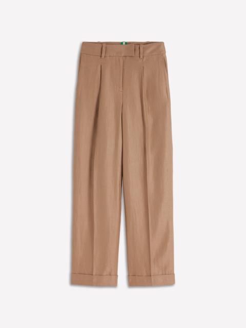 BODEN Chiswick Crop Linen Pants-Amphora